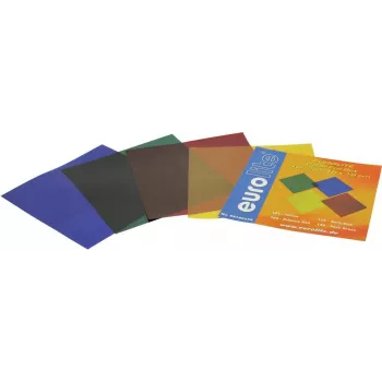 Set de filtros de color EUROLITE 4 uds. rojo azul verde amarillo para PAR 36 PAR-56