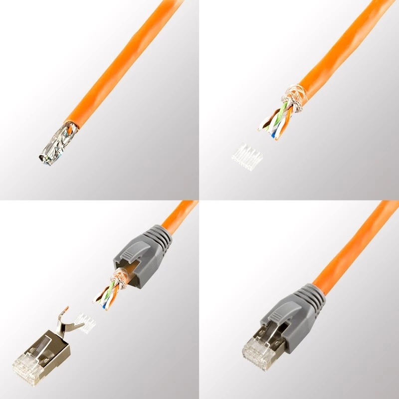 Conector modular CAT.6,6A,7 apantallado 10 uds.