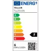 Tellur TLL331191 bombilla inteligente WiFi de filamento E27, 6 W, 600 lm, 2000–5000K, regulable, ámbar, luz cálida / blanca
