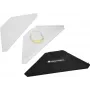 Placas de esquina Omnitronic 32000032 para soporte DJ móvil con bolsa de transporte