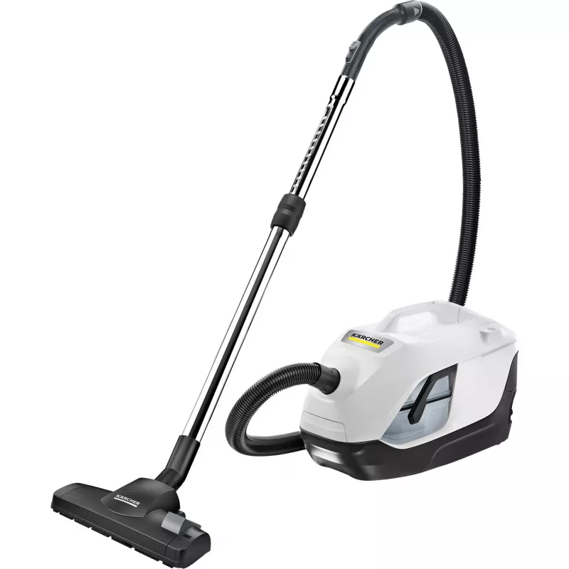 Aspirador de suelo Kärcher DS 6 — limpieza en seco, 650 W, capacidad de polvo de 2 l, HEPA 13, radio de acción de 10,2 m, tubo telescópico