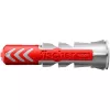 Taco fischer DUOPOWER 10x50 BigBox gris claro/rojo 210 piezas reutilizable (570550)
