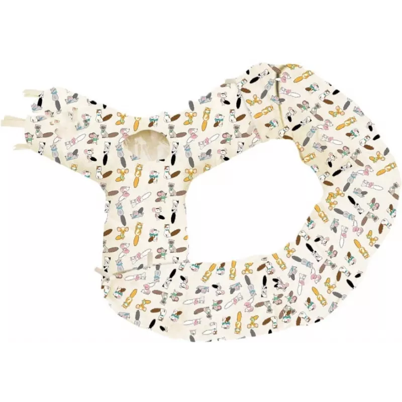 Juguete túnel para gatos ZOLUX CHATOUILLE motivo gatos y ratones, 40×29×7 cm