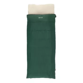 Saco de dormir Outwell Contour Prime adulto rectangular poliéster 850×2200 mm, altura máxima del usuario 190 cm, verde