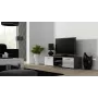 Soporte de TV Cama SOHO 140 gris/blanco brillante