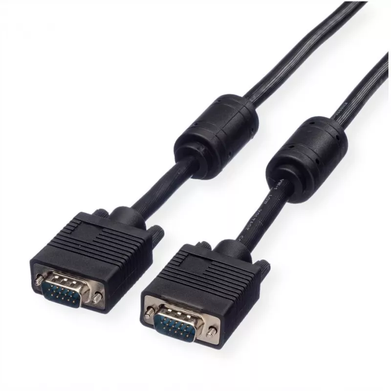 Cable VGA ROLINE High Quality Ferrite DDC HD15 M/M 20 m