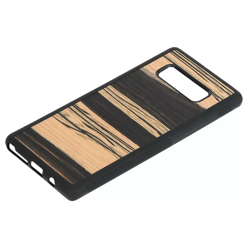 Funda para smartphone man and wood para Samsung Galaxy Note 8 — ébano blanco acabado negro