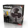 Mesko | Ventilador | MS 7309 | Ventilador de mesa | Negro | Diámetro 30 cm | Niveles de velocidad 3 | Oscilación | 40 W | No