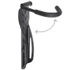 Soporte de bicicleta de pared MACLEAN MC-432, soporte vertical para bicicleta, ancho ajustable, carga máx. 30 kg, negro