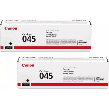 Cartucho de tóner, Canon 045 Original doble pack, negro (OP1242C002DP)
