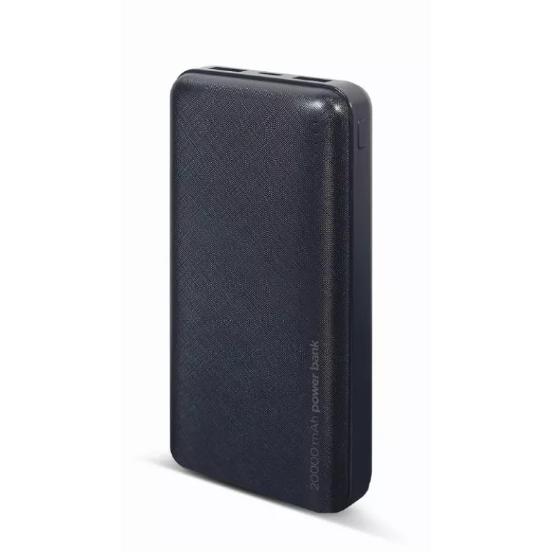 Batería externa Gembird PB20-02 polímero de litio (LiPo) 20000 mAh negra