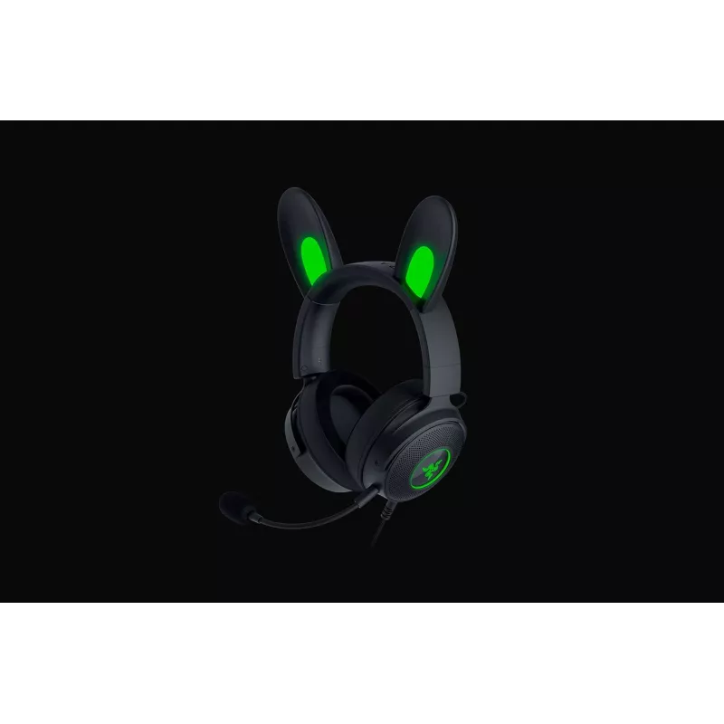 Razer Kraken V2 Pro Kitty Edition – Auriculares gaming over-ear con cable, negro
