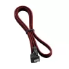 CableMod ModMesh - cable SATA - Serial ATA 150/300/600 - SATA (H) acodado a SATA (H) - 60 cm - rojo sangre (CM-CAB-RSAT-N60KBR-R)