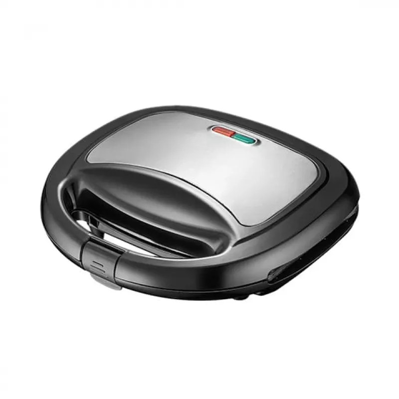 Sandwichera Emerio ST-120889 750 W negro plata