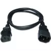 Zebra CS-CAB-IEC-L cable de alimentación negro 1 m conector hembra C13 conector hembra C14