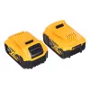 Set combinado para herramientas eléctricas DeWALT DCK2080P2T-QW — 18V Li‑Ion 5Ah (2x), amoladora angular DCG405, taladro atornillador, rosca de plato de lijado M14, maletín de transporte