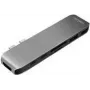 LOGILINK UA0302 LOGILINK- concentrador multifunción USB-C 7 en 1 con PD, aluminio, 100W
