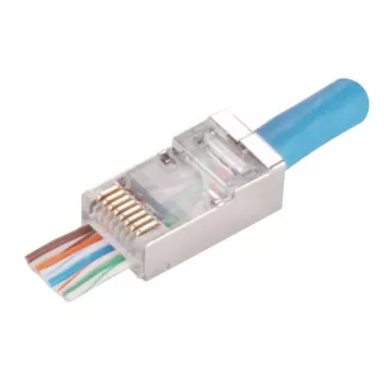 Conector pasante RJ45 STP Cat.5e Alantec WT116 pack de 100, conector blindado para cable 8P8C