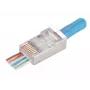 Conector pasante RJ45 STP Cat.5e Alantec WT116 pack de 100, conector blindado para cable 8P8C