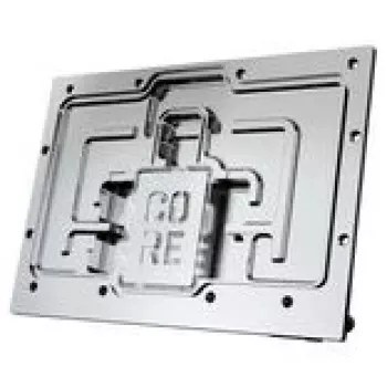 Alphacool Core RX 9070 XT Taichi Bloque de agua para GPU con backplate, Transparente/Cromo