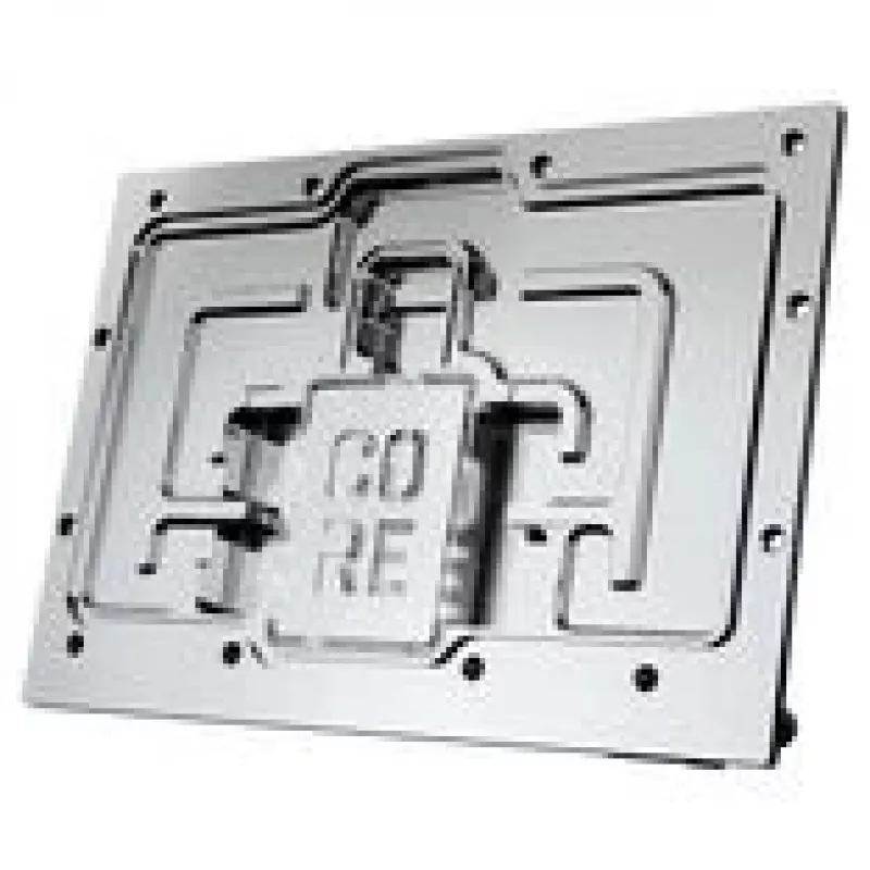 Alphacool Core RX 9070 XT Taichi Bloque de agua para GPU con backplate, Transparente/Cromo