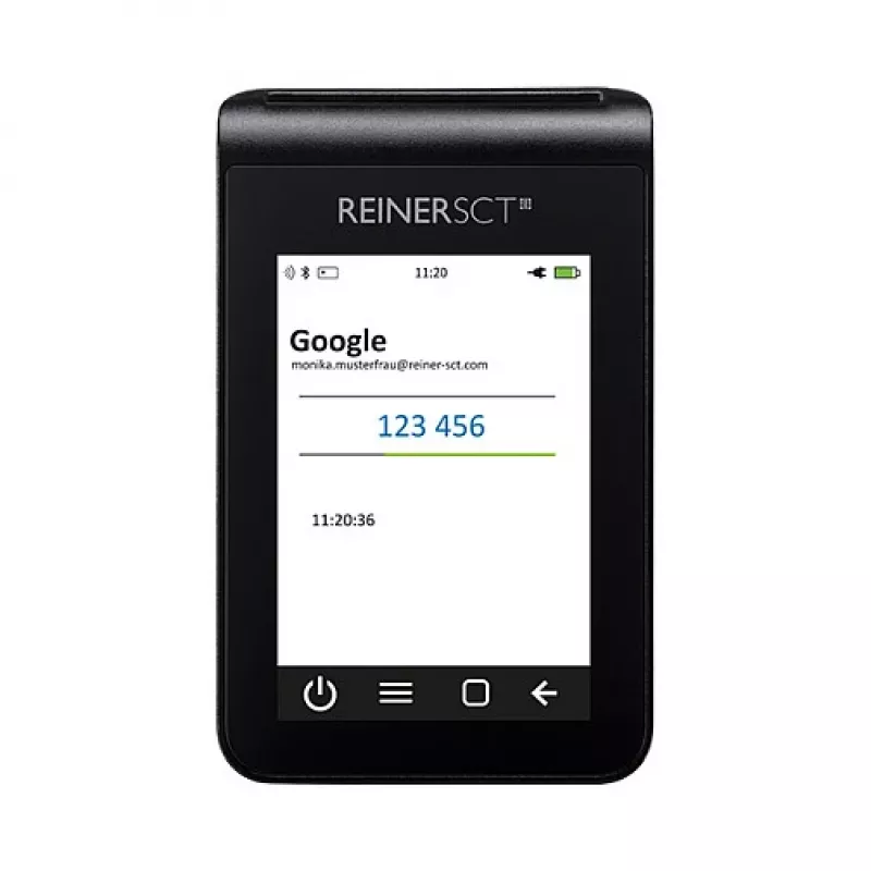 ReinerSCT tanJack deluxe Lector de tarjetas generador TAN, negro, USB Type-C