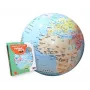 Globo terráqueo hinchable MG DYSTRYBUCJA modelo C009 — mapa político del mundo, 42 cm de diámetro