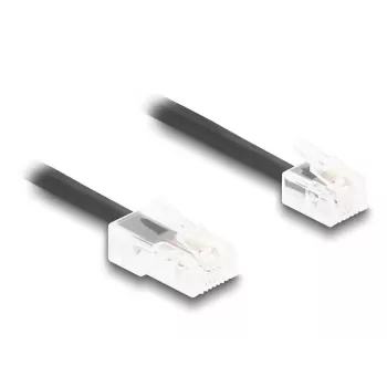 Cable de teléfono DeLOCK 88479 2 m negro RJ-11 RJ-45