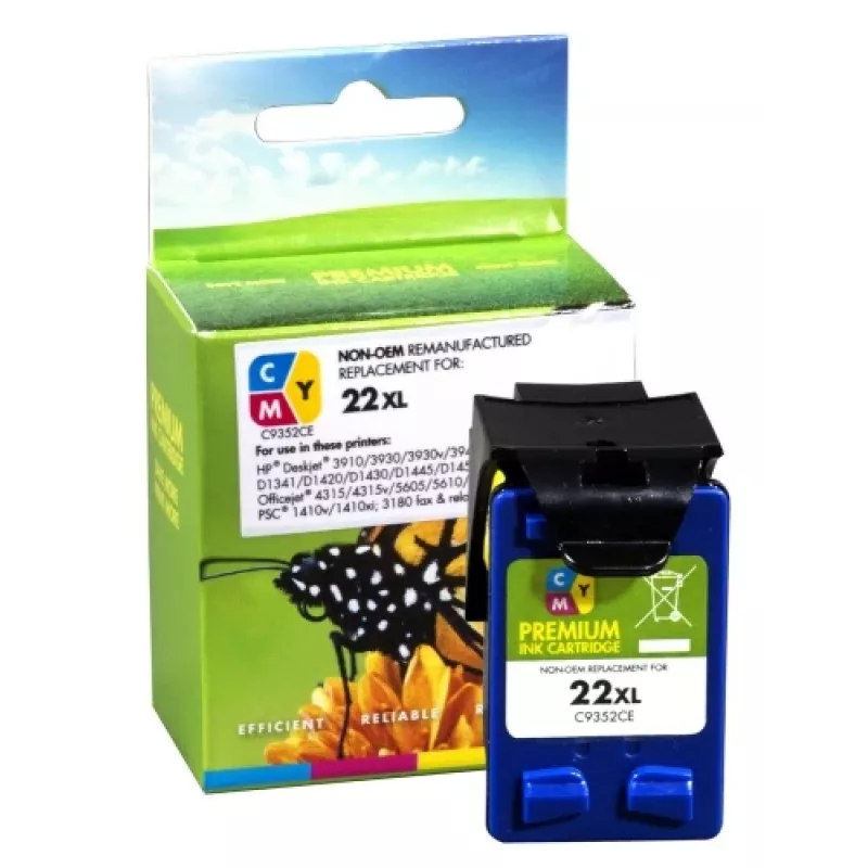 Cartucho de tinta compatible Static Control HP 22XL