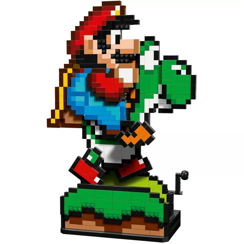 Juguete de construcción LEGO Super Mario World Mario y Yoshi Set 71438 — figuras interactivas y elementos de juego construibles