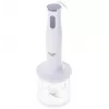 Adler AD 4620 set de batidora de mano, 800 W, 2 velocidades, picadora de 450 ml, vaso de 750 ml, varillas, blanco