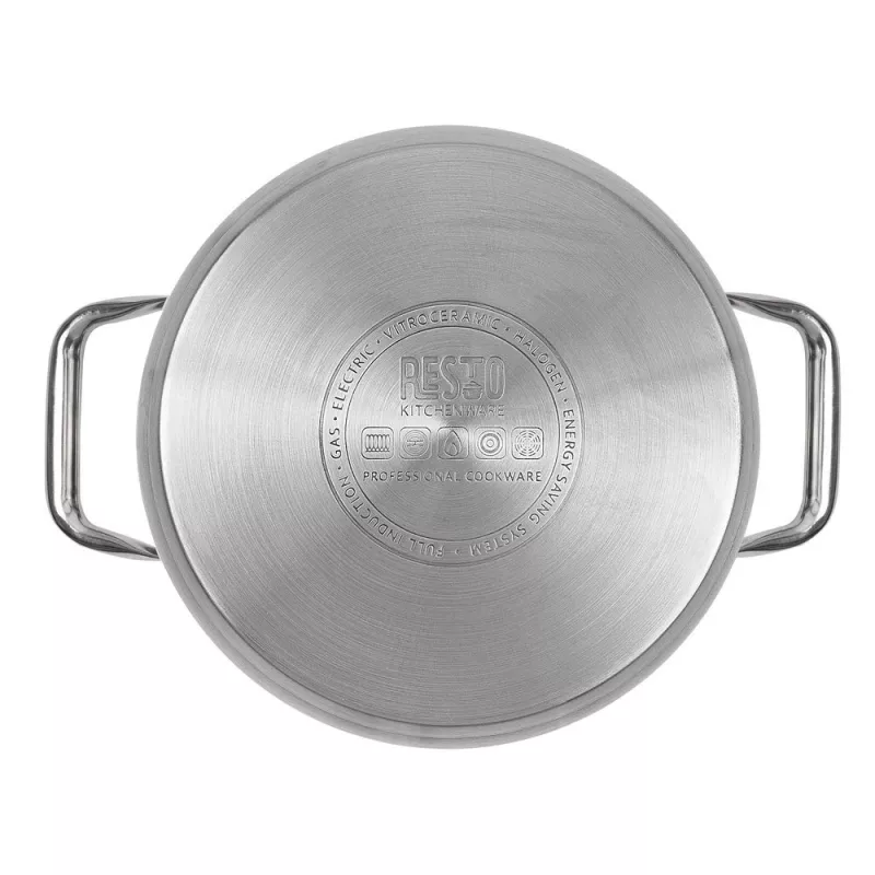 Resto utensilios de cocina Libra 4,6 L redondo acero inoxidable