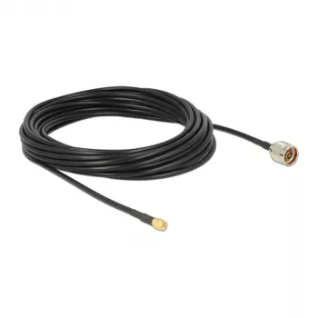 Cable coaxial DeLOCK 89466 10 m conector N macho conector SMA macho negro