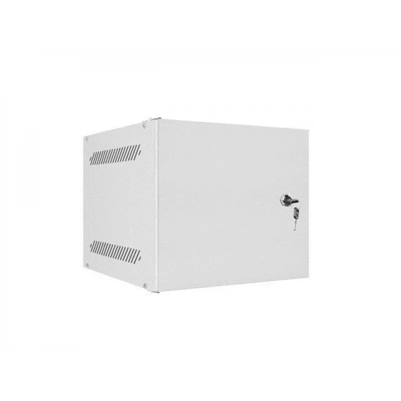 Lanberg WF10-2304-00S armario rack de pared de 10 pulgadas 4U, 280×310×247 mm, puerta metálica, carga 20 kg, IP20, flat pack, gris