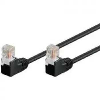 Cable de red Goobay 96085 negro 0,5 m Cat5e U/UTP