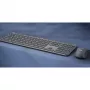 Logitech Signature Slim Combo MK950 for Business - Conjunto teclado y ratón - 100% - Tamaño completo - Inalámbrico - Bluetooth 5.1 LE - QWERTZ - Suizo - Grafito (920-012503)