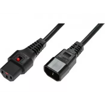 Cable de alimentación Microconnect PC1071 negro 5 m conector hembra C14 conector hembra C13