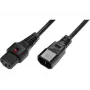 Cable de alimentación Microconnect PC1071 negro 5 m conector hembra C14 conector hembra C13