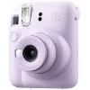 Cámara instantánea Fujifilm Instax Mini 12 Lila — imagen 86×54 mm, película 62×46 mm, distancia focal 60 mm