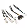 Cable divisor PWM para ventiladores Akasa Flexa FP3S (3 ventiladores), trenzado, 30 cm