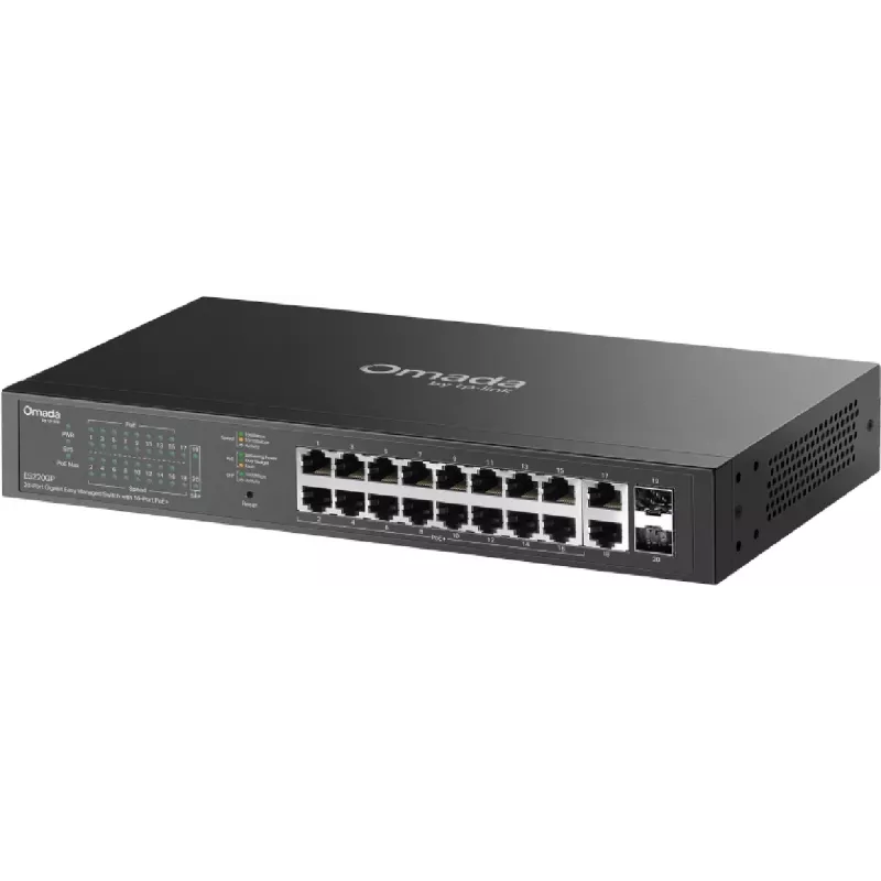 Switch de red TP-LINK OMADA ES220GP gestionado 18x Gigabit (10/100/1000) con soporte PoE+