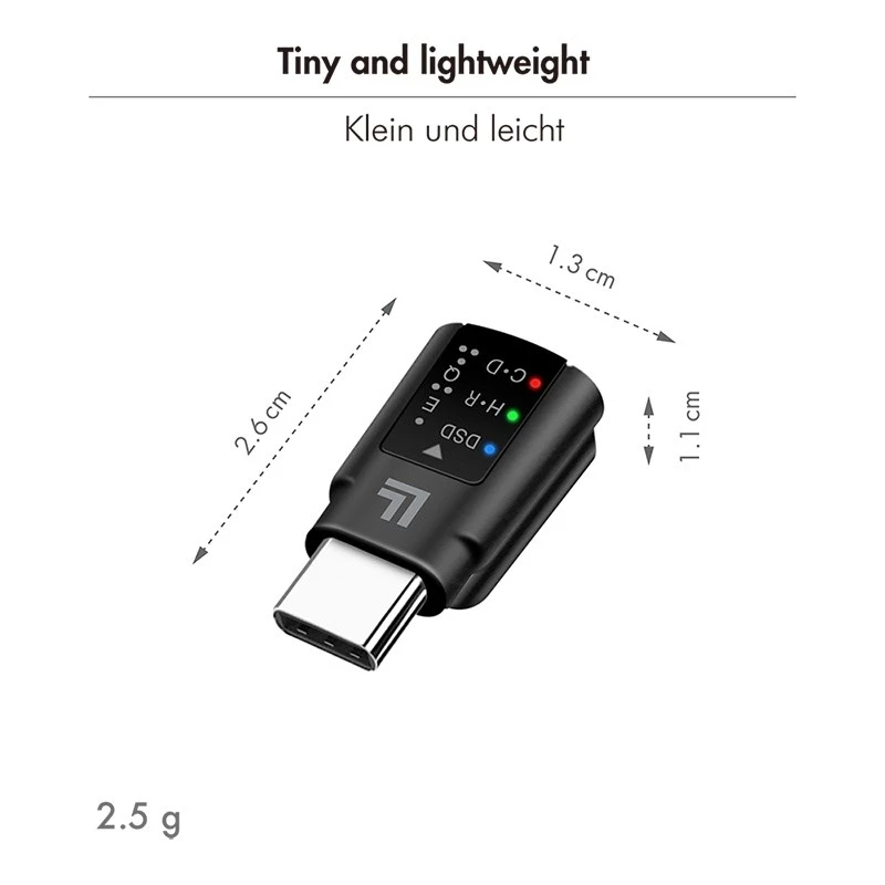 Adaptador de audio DAC USB-C LogiLink. USB-C/M a 3.5 Mm/H. Negro