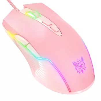 Ratón gaming ONIKUMA CW905 rosa USB