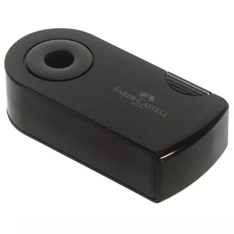 Sacapuntas manual Faber-Castell SLEEVE negro