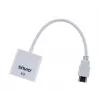 Adaptador de cable de vídeo Savio CL-27B 0,1 m HDMI Type-A (estándar) VGA (D-Sub) blanco