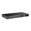 Switch gestionado RUIJIE RG-ES228GS-P — 26x Gigabit RJ-45, 24x puertos PoE, presupuesto PoE 370W, 2x SFP, montaje en rack metálico