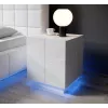 Mesita de noche Cama REJA azul claro