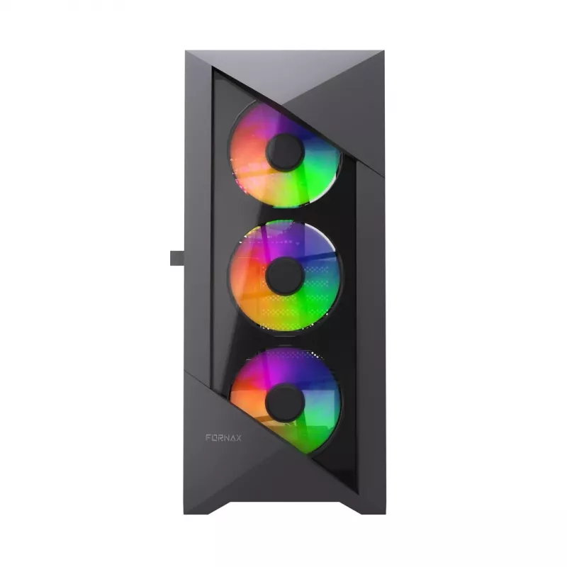 Caja gaming Gembird CCC-FC-900ARGB Fornax 900, ATX, negra