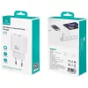 Cargador usams USA001632 30W 1×USB-C 1×USB-A carga rápida