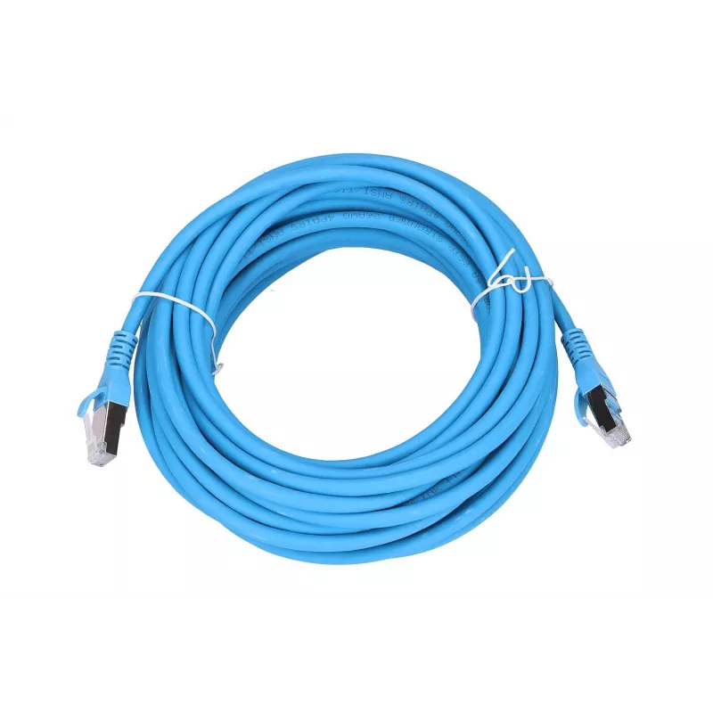 Latiguillo Cat.6A S/FTP Extralink 10m, cable de red de cobre, 10Gbit/s